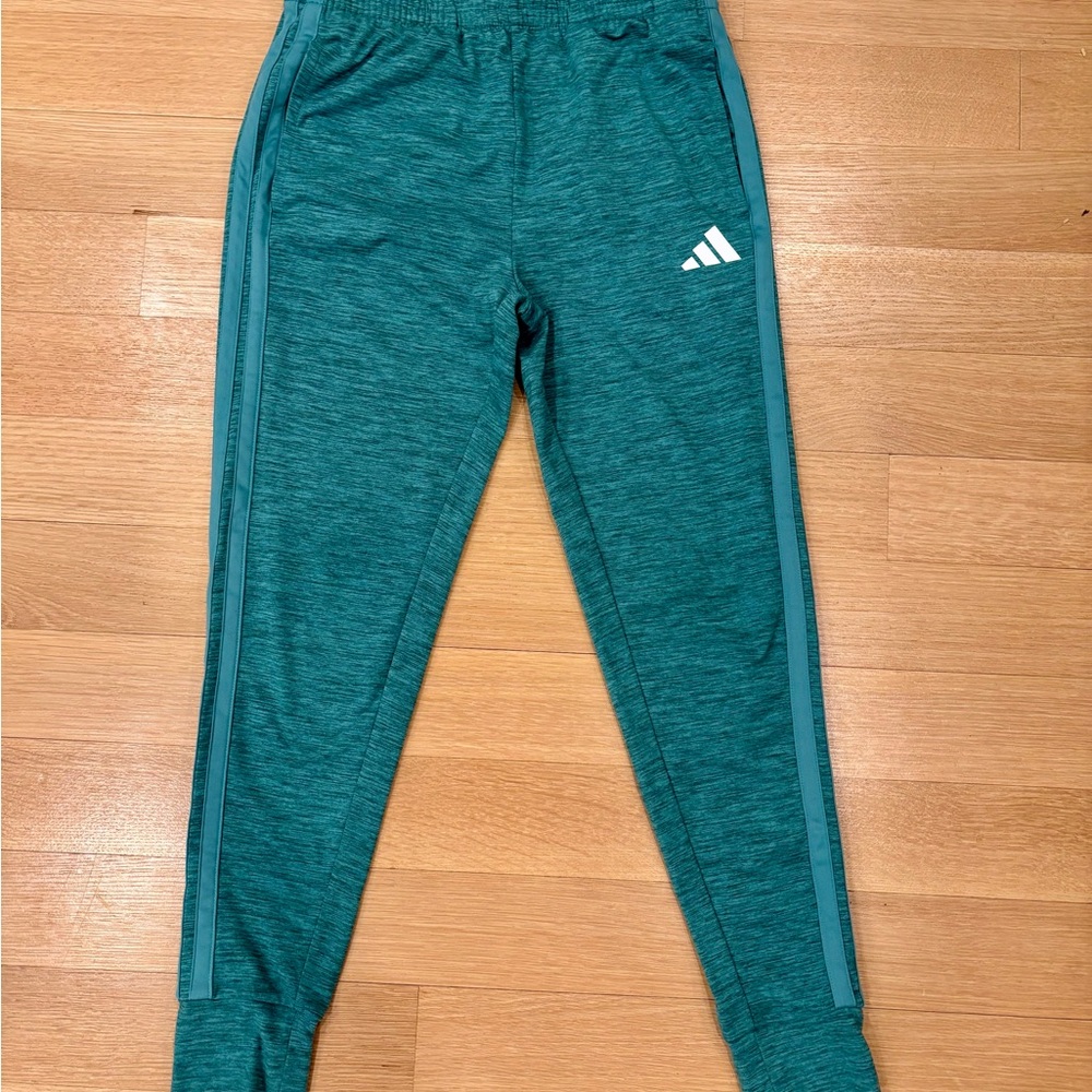 Adidas Kids Heather Teal Joggers